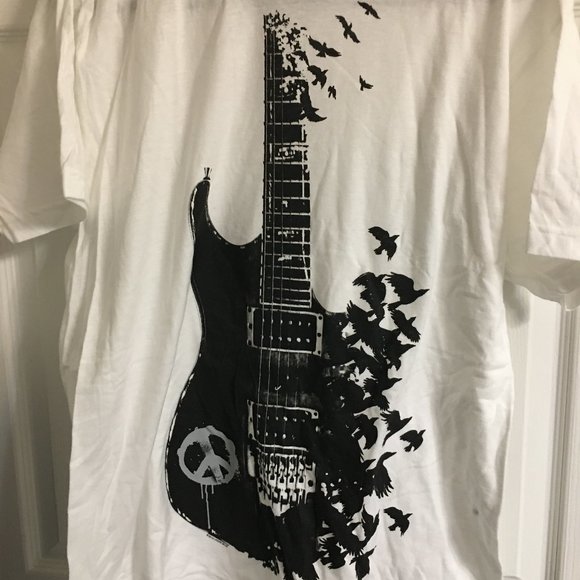 Crow Liquid Blue Large Concert T Shirt Last One NWT Music Box Lb2 - Picture 3 of 5